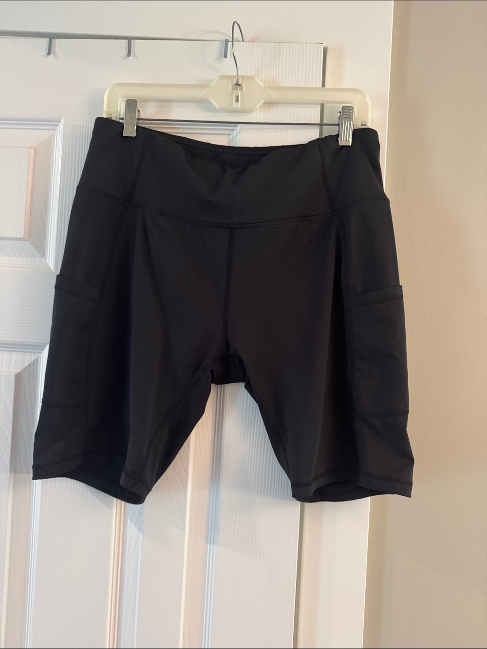 Baleaf Black Active Shorts with White Logo